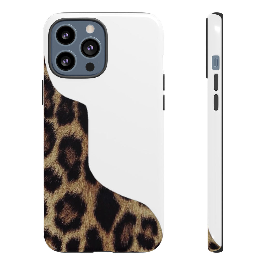 Half Cheetah Print Phone Case