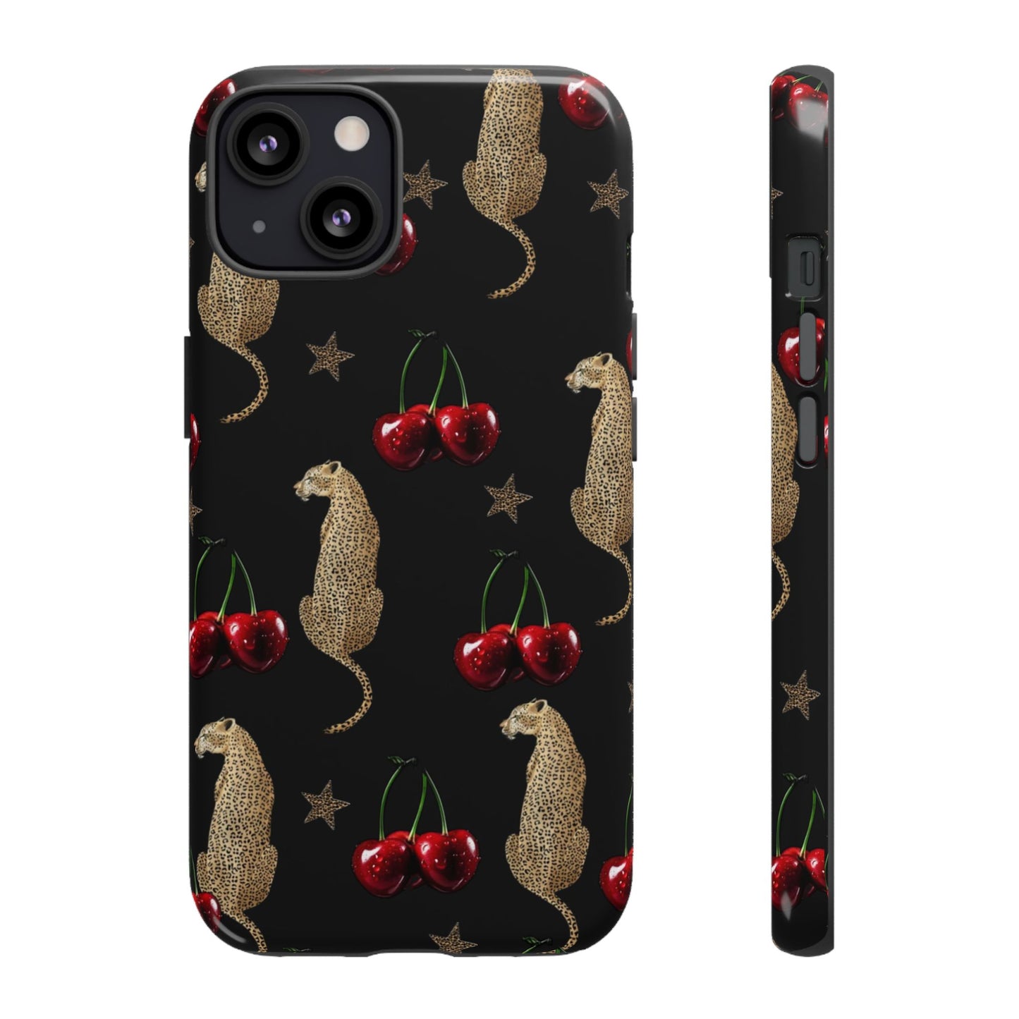 Leopard & Cherry Tough Case