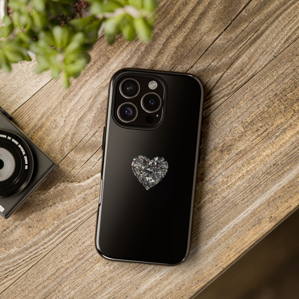 Crystal Heart Phone Case