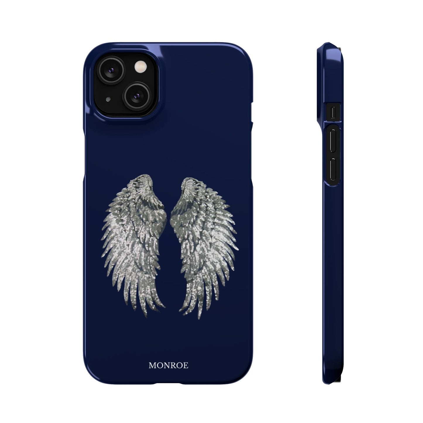Navy Angel Wings Case