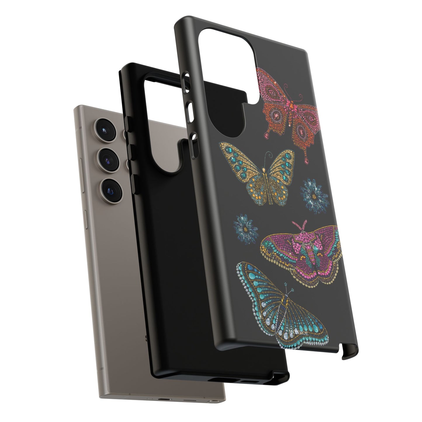 Butterfly Beaded Tough Case