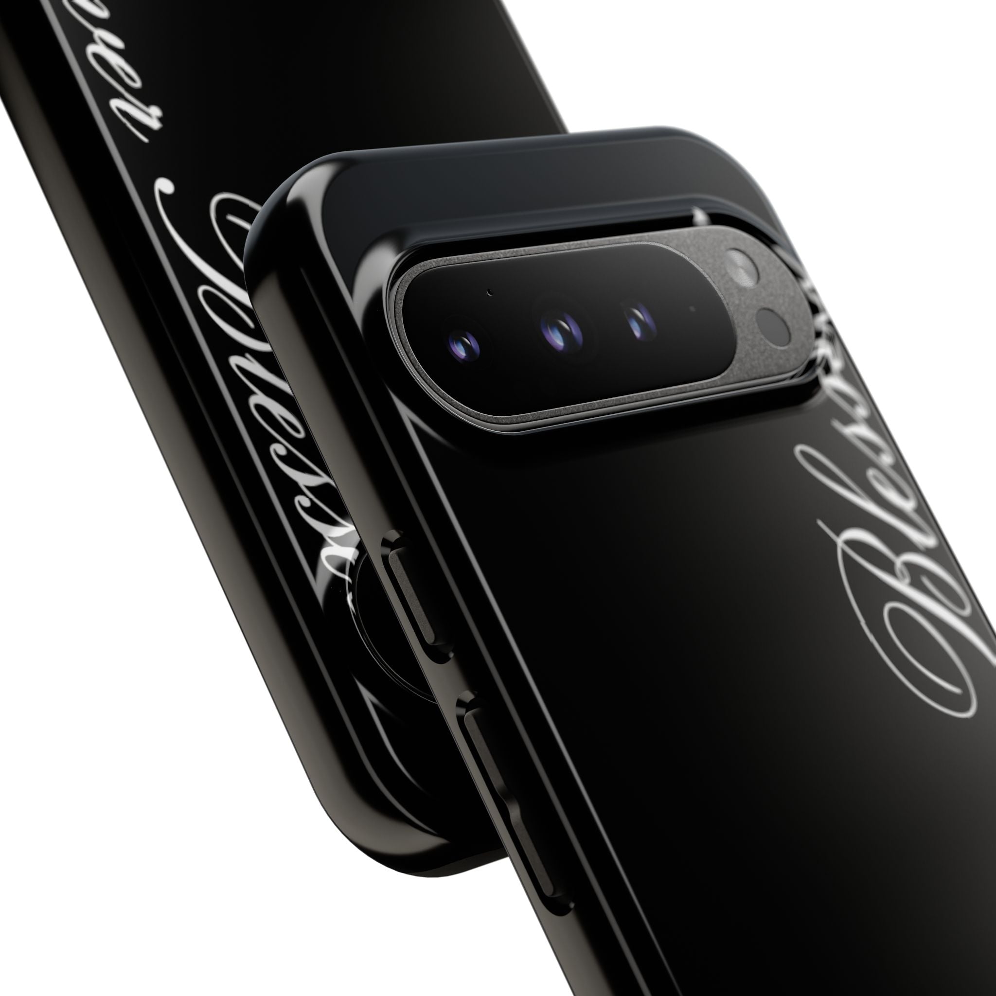 "Forever Blessed" Black Phone Cover