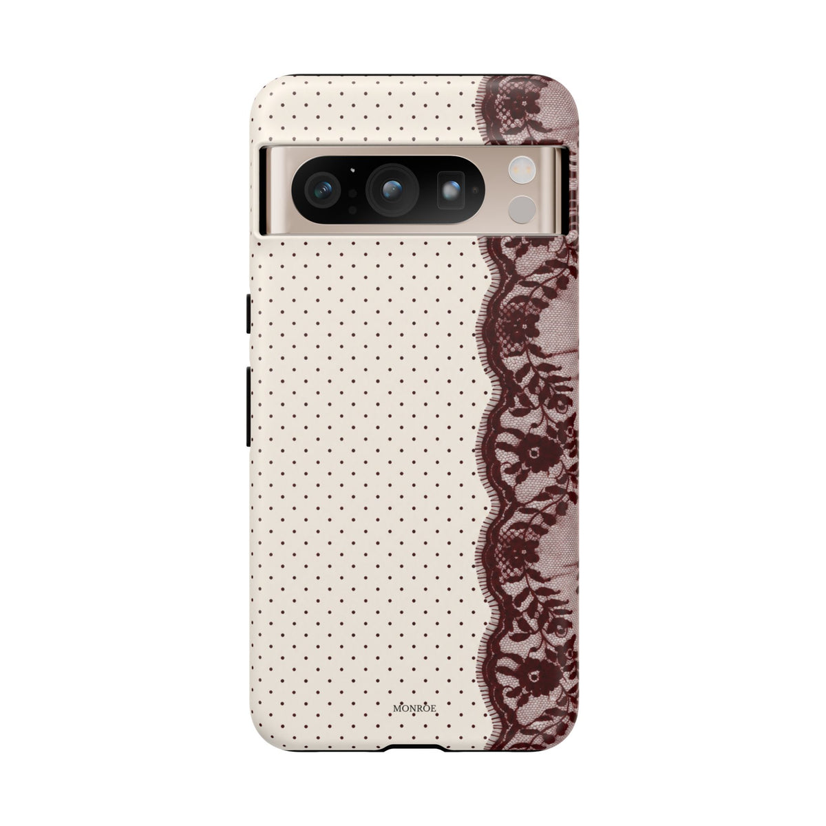 Burgundy Lace Edge Tough Case