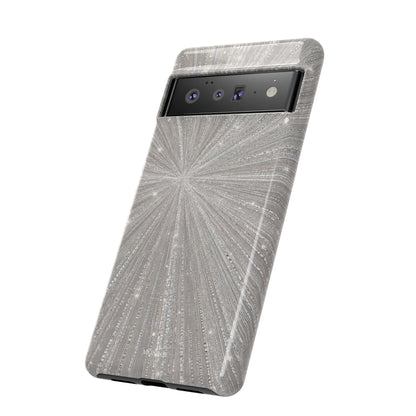 Sparkling Silver Burst Tough Case