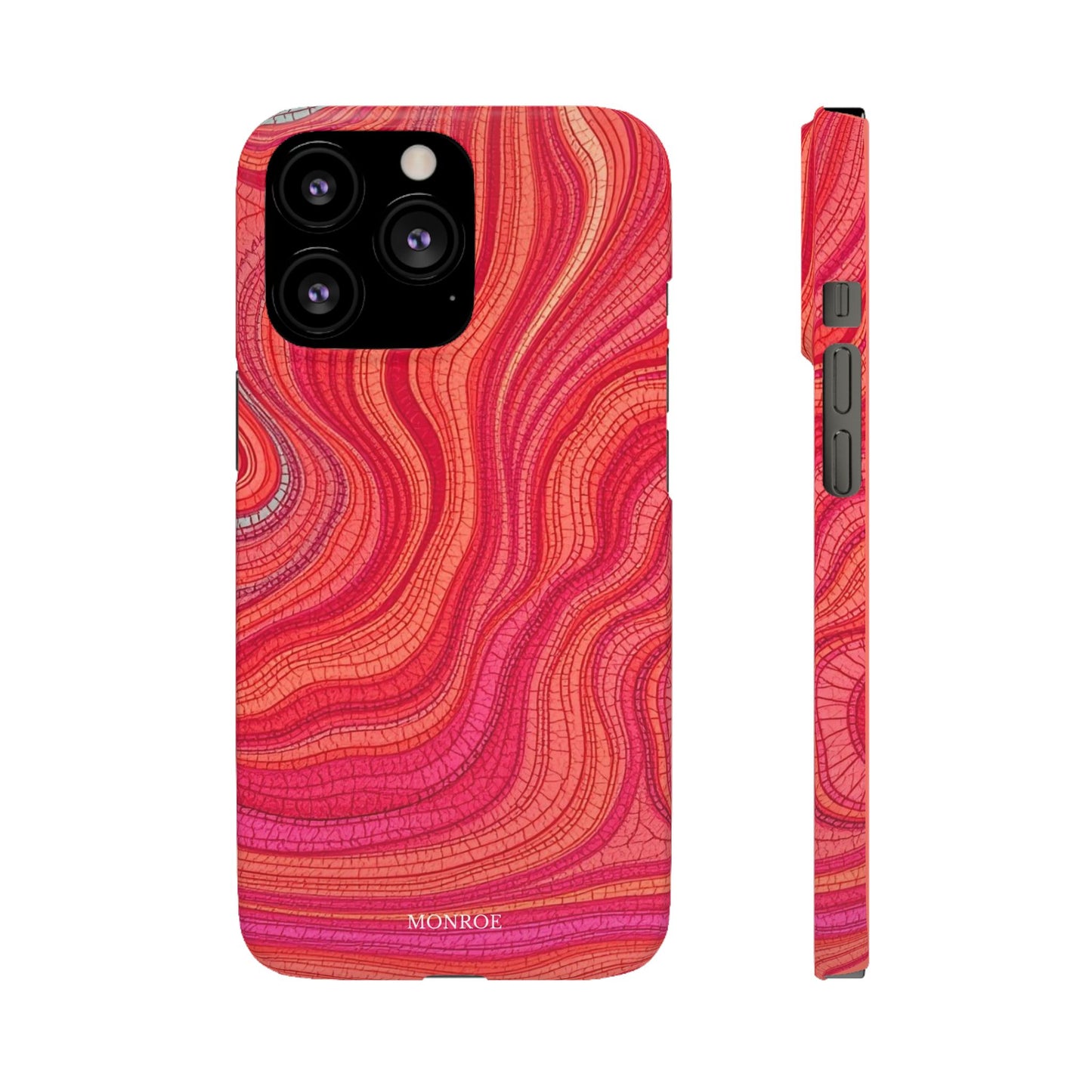 Retro Wavy Red Case