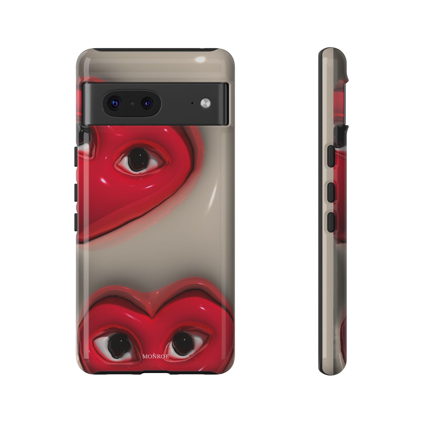 Red Heart Eyes Tough Case