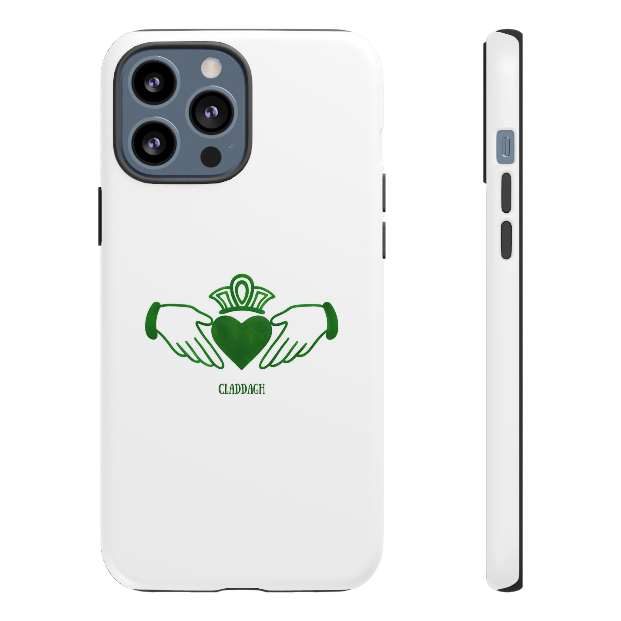 Irish Claddagh Symbol Green Tough Case
