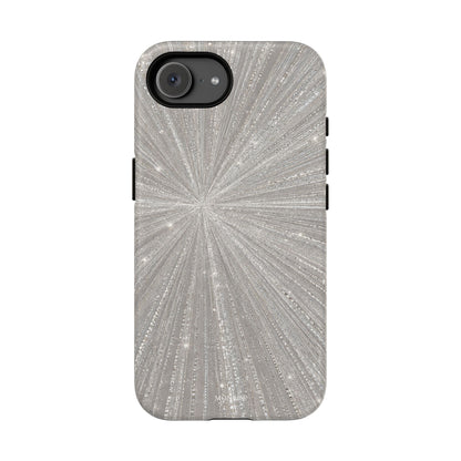 Sparkling Silver Burst Tough Case
