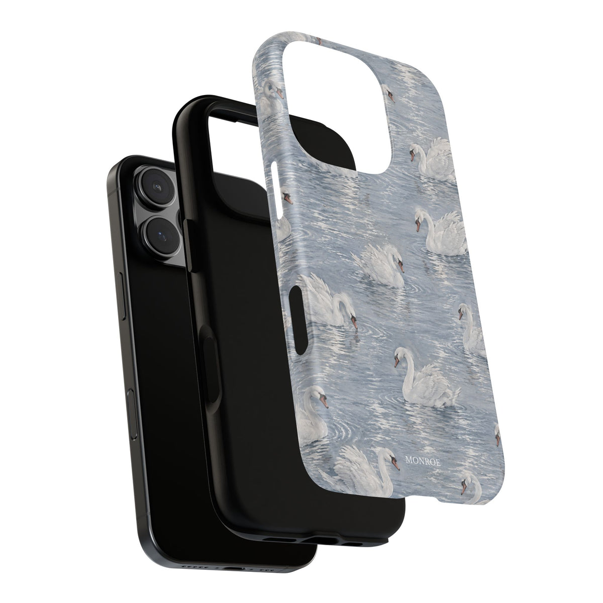 Swan Pattern Tough Case