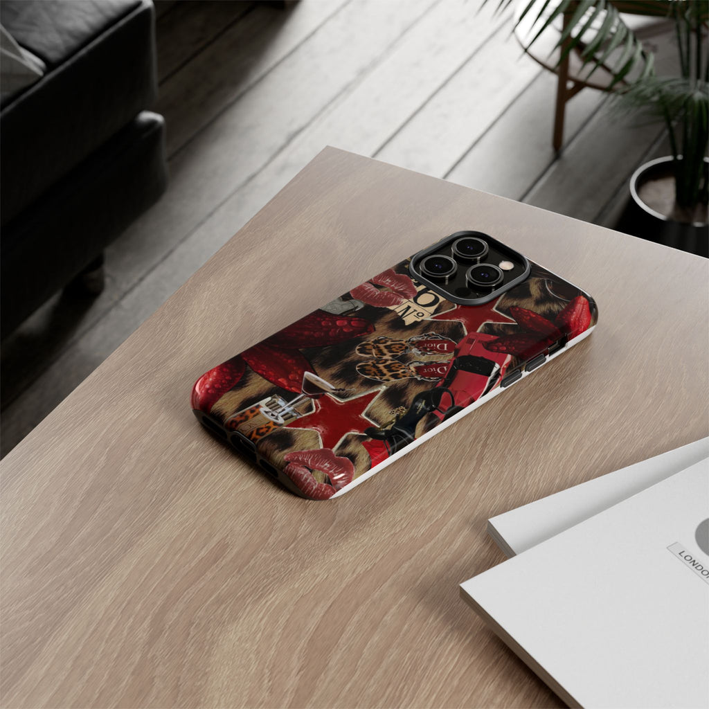 Cheetah Red Phone Case