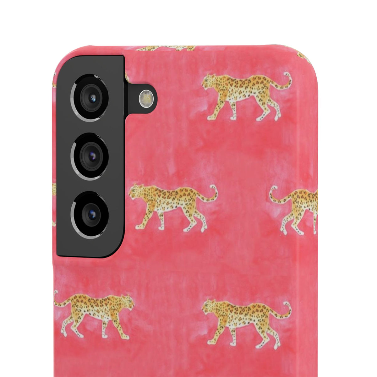 Pink Watercolor Leopard Case