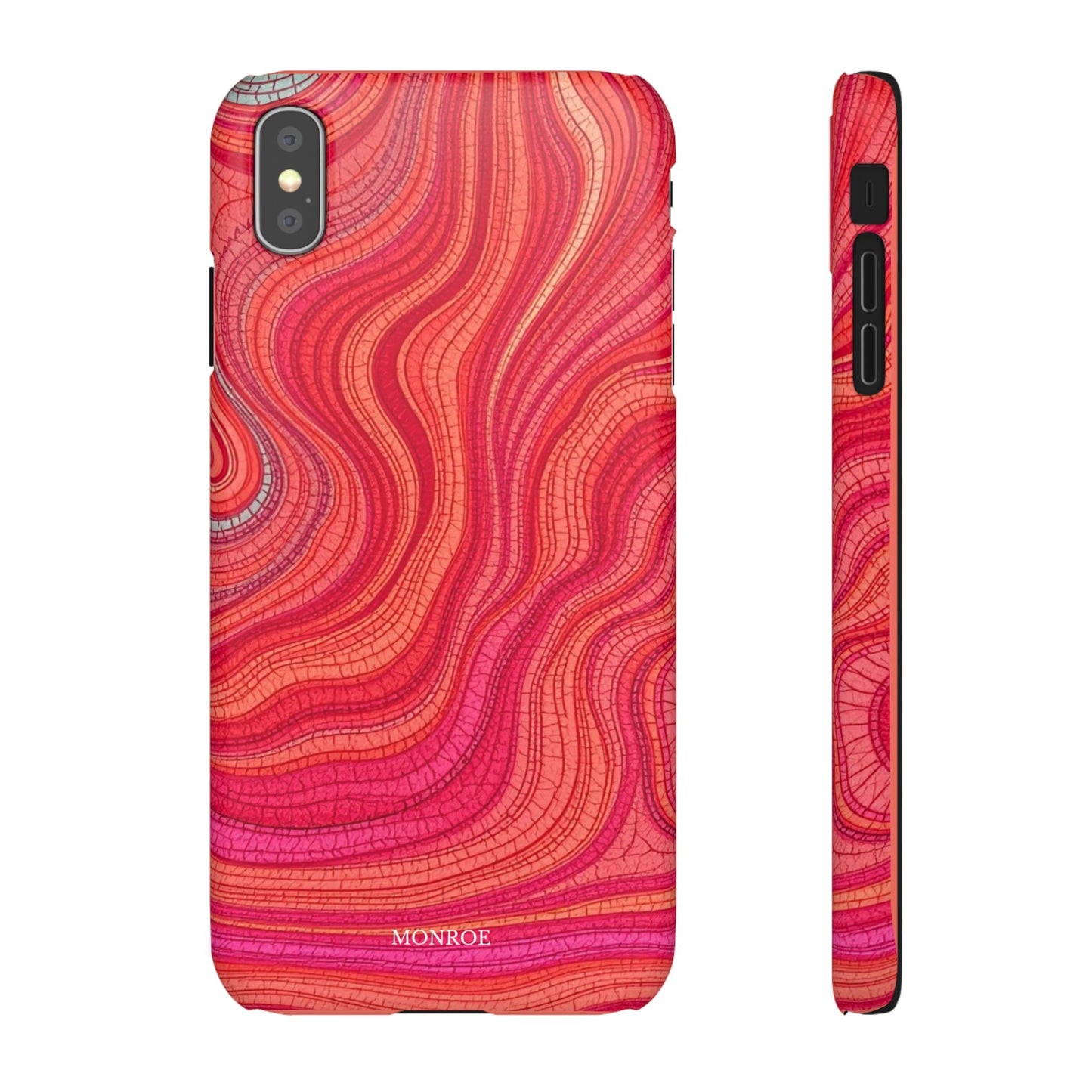 Retro Wavy Red Case