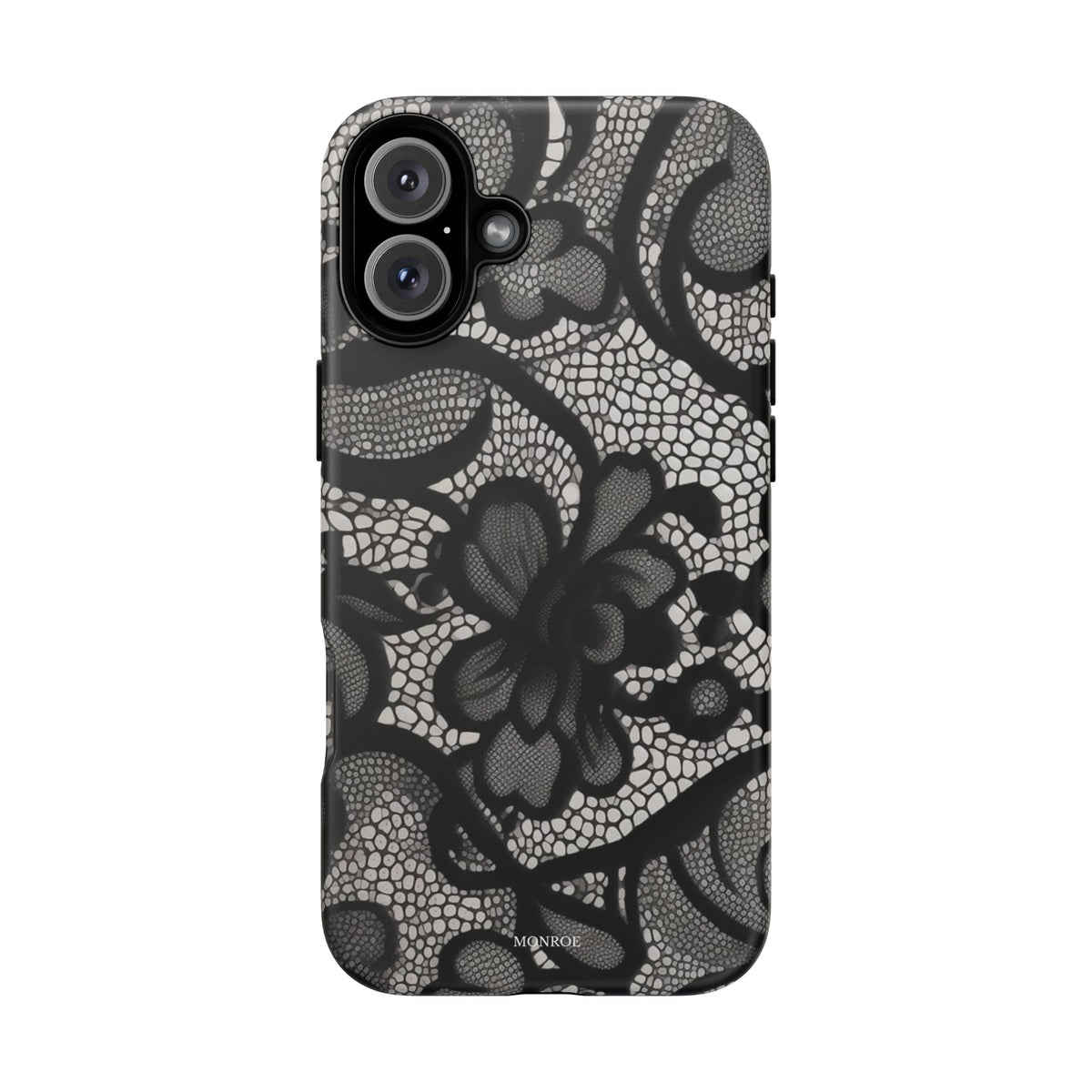 Black Floral Vintage Case