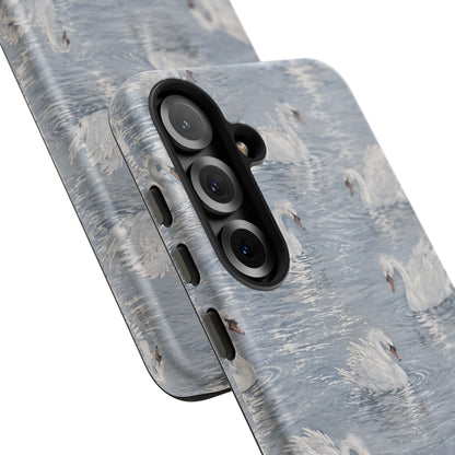 Swan Pattern Tough Case