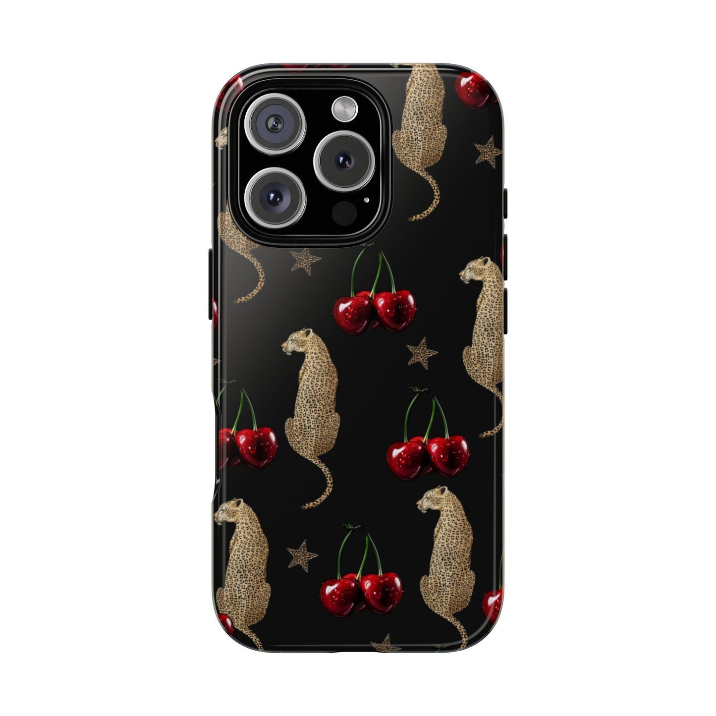 Leopard & Cherry Tough Case