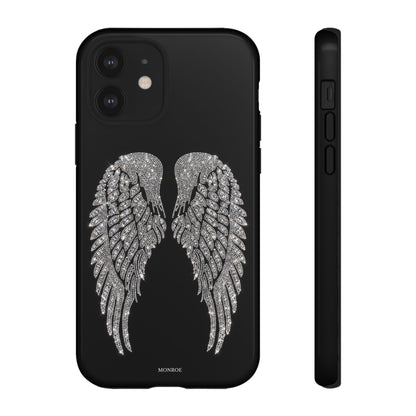 Silver Angel Wings Tough Case