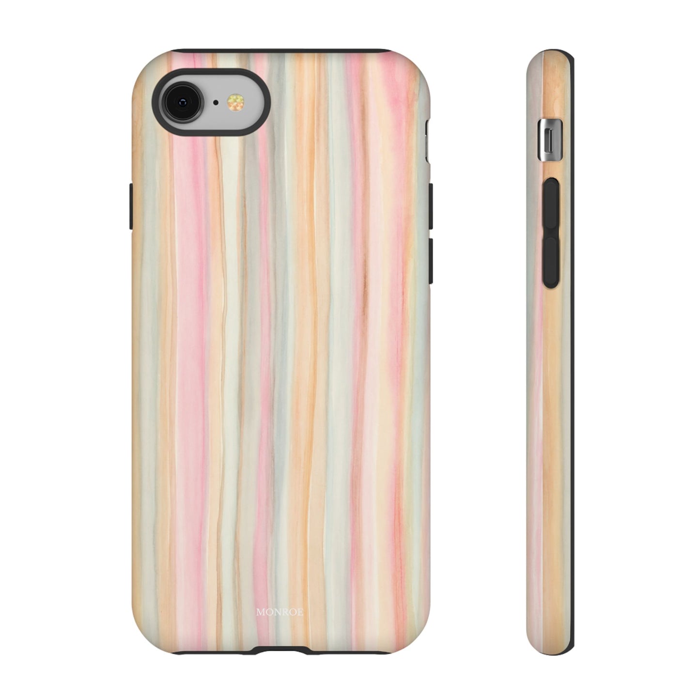 Pastel Watercolor Stripe Tough Case
