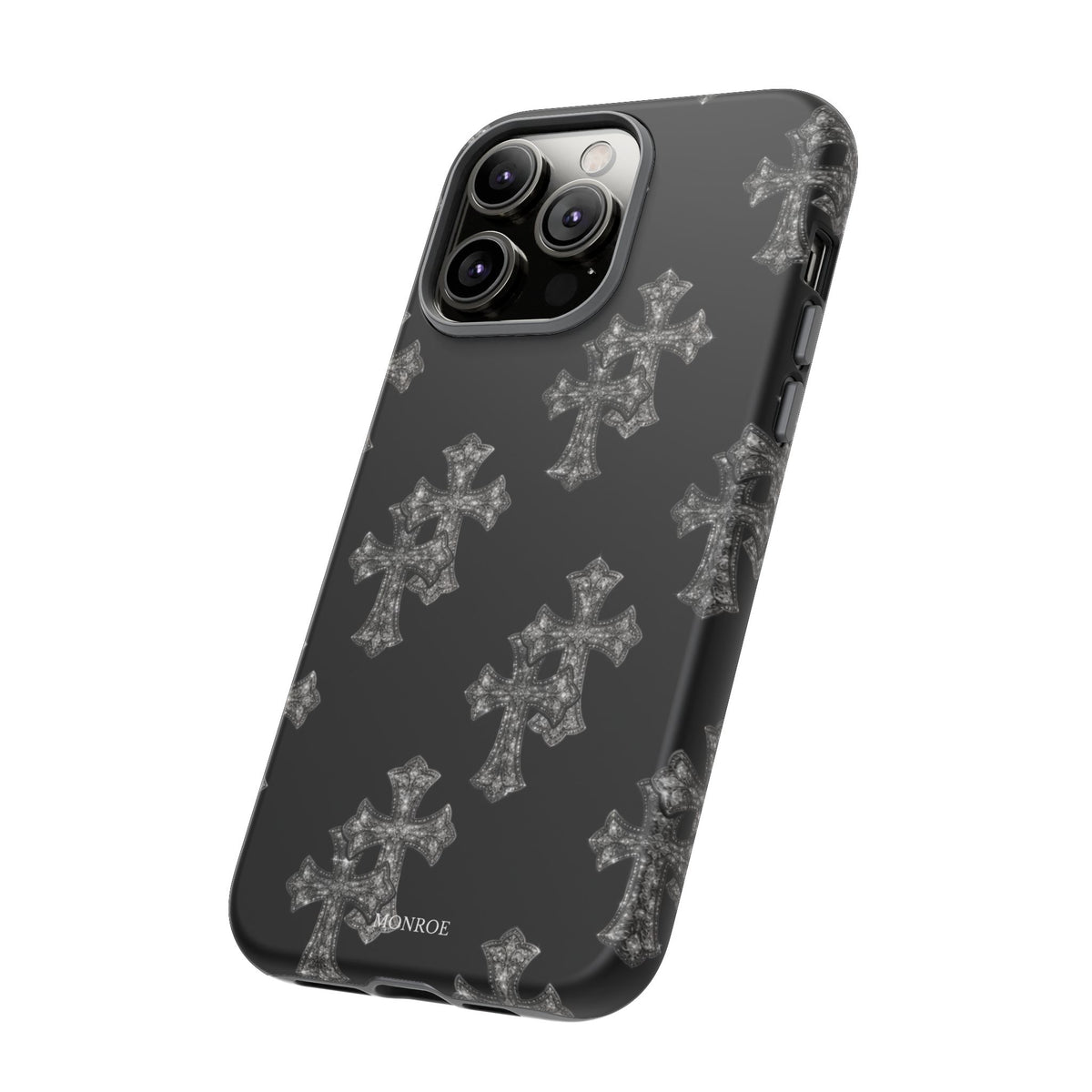 Black Crystal Cross Tough Case