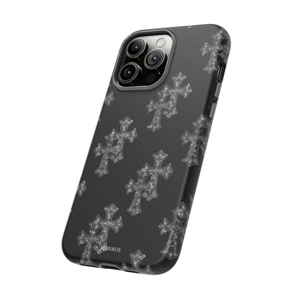 Black Crystal Cross Tough Case