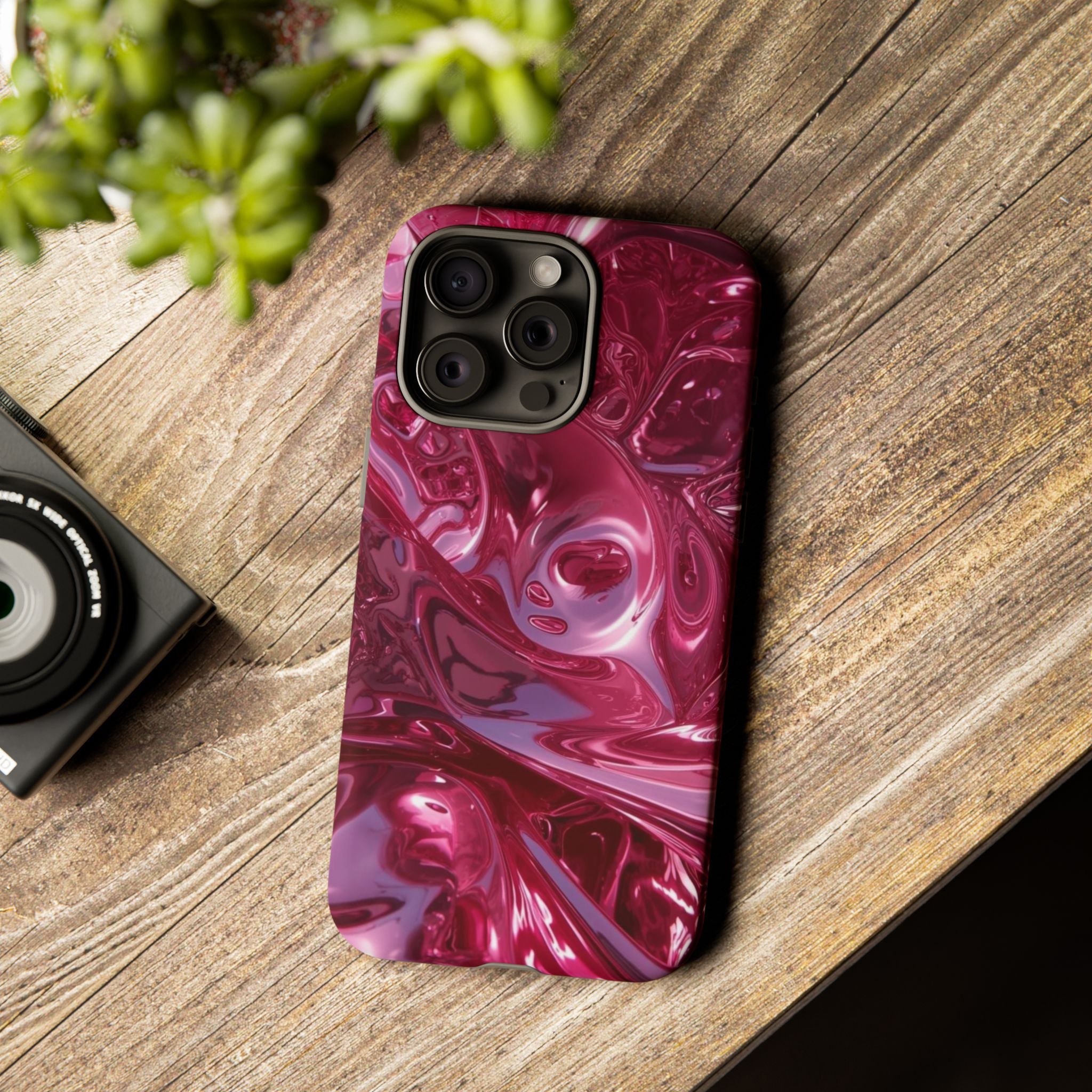 Metallic Pink Phone Case