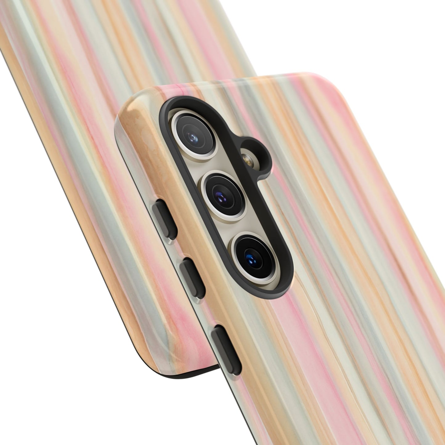 Pastel Watercolor Stripe Tough Case