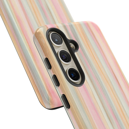 Pastel Watercolor Stripe Tough Case
