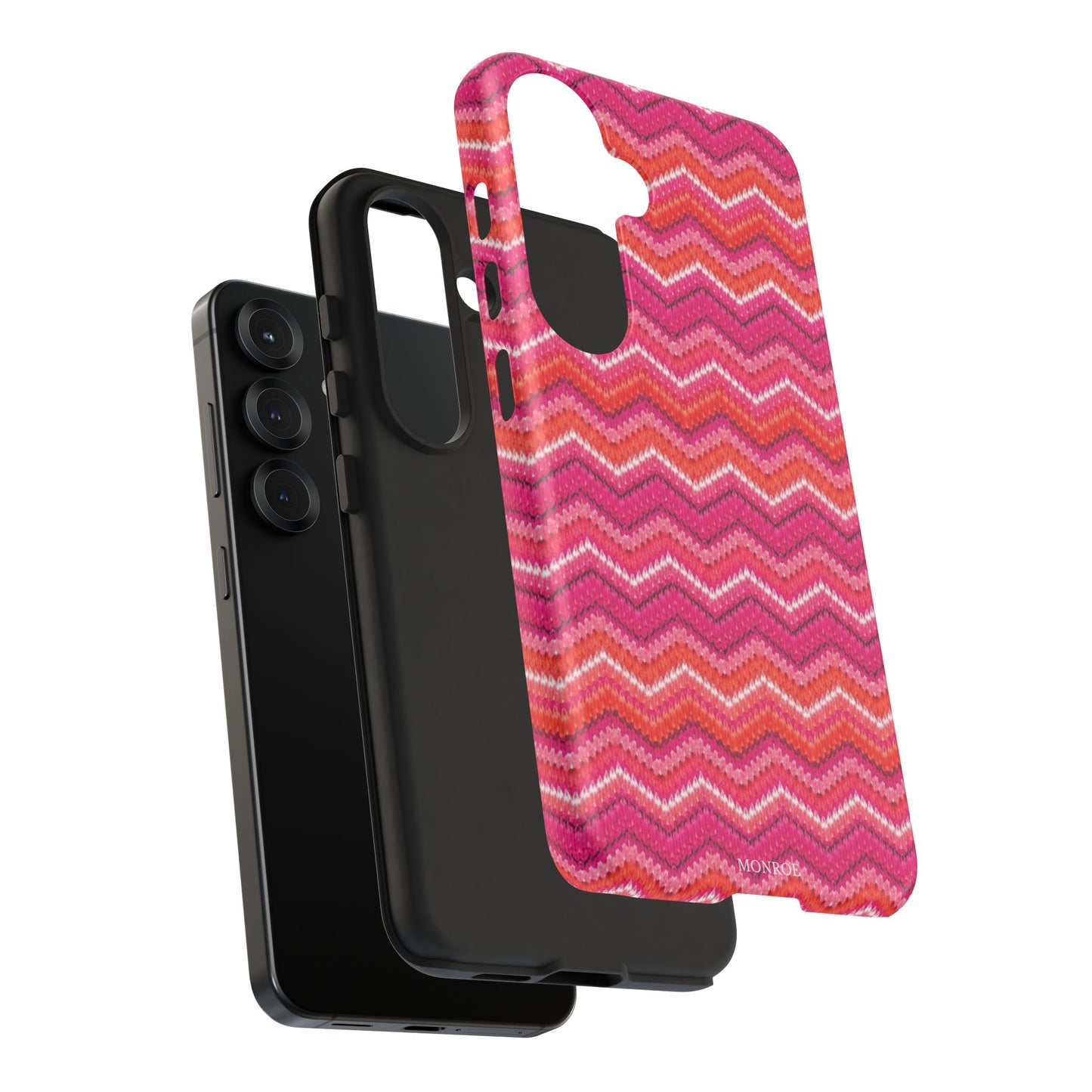 Pink Zigzag Tough Case