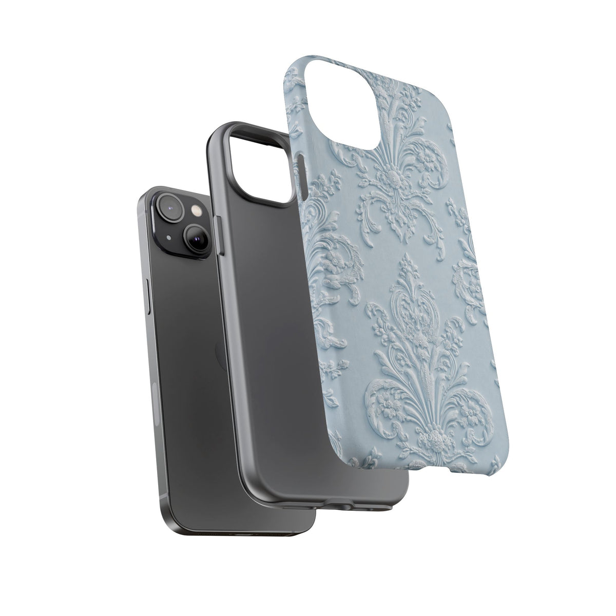 Blue Vintage Pattern Tough Case