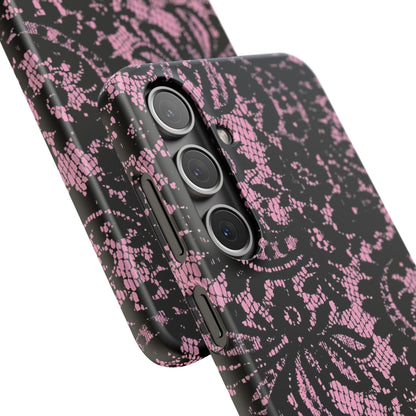 Pink Lace Pattern Case