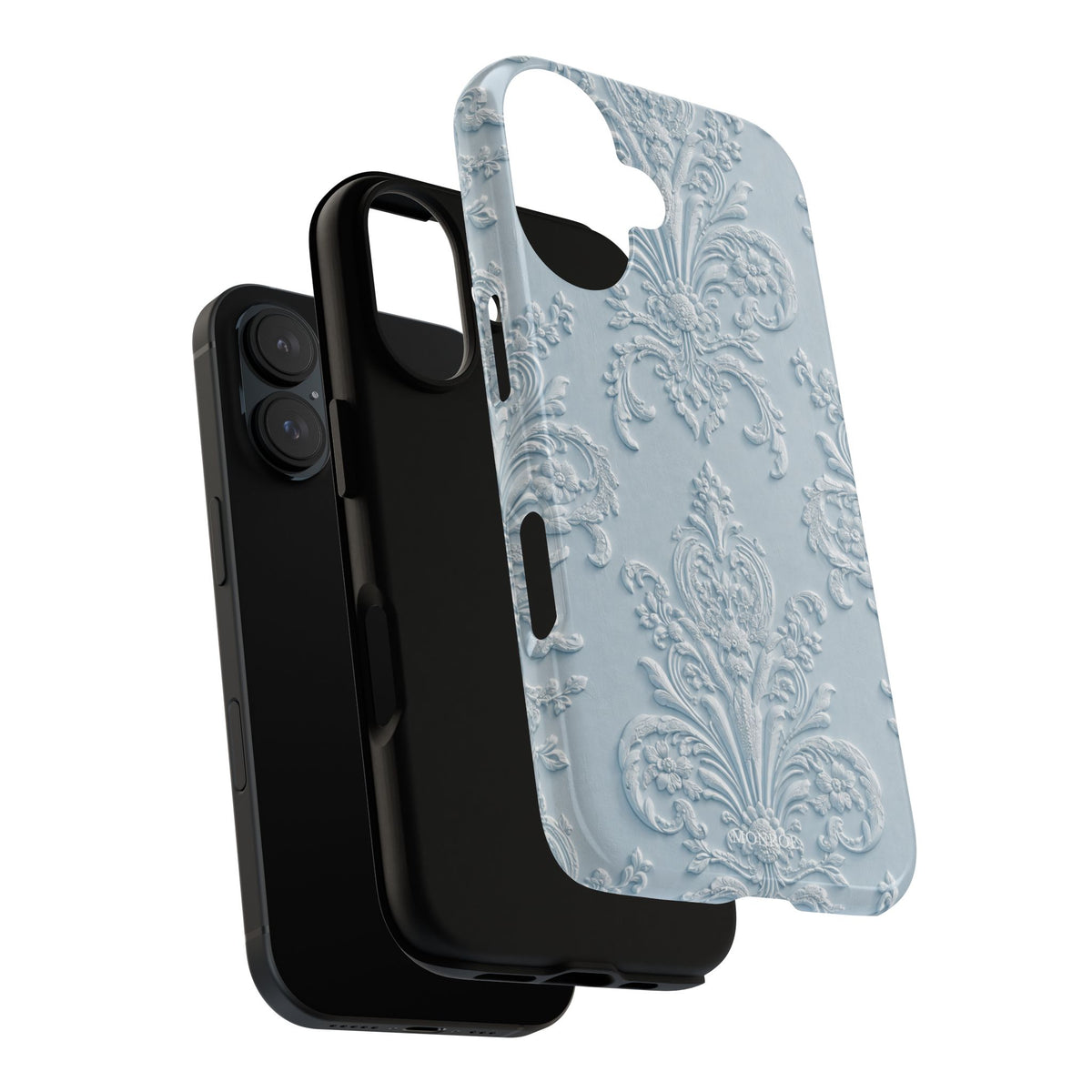 Blue Vintage Pattern Tough Case