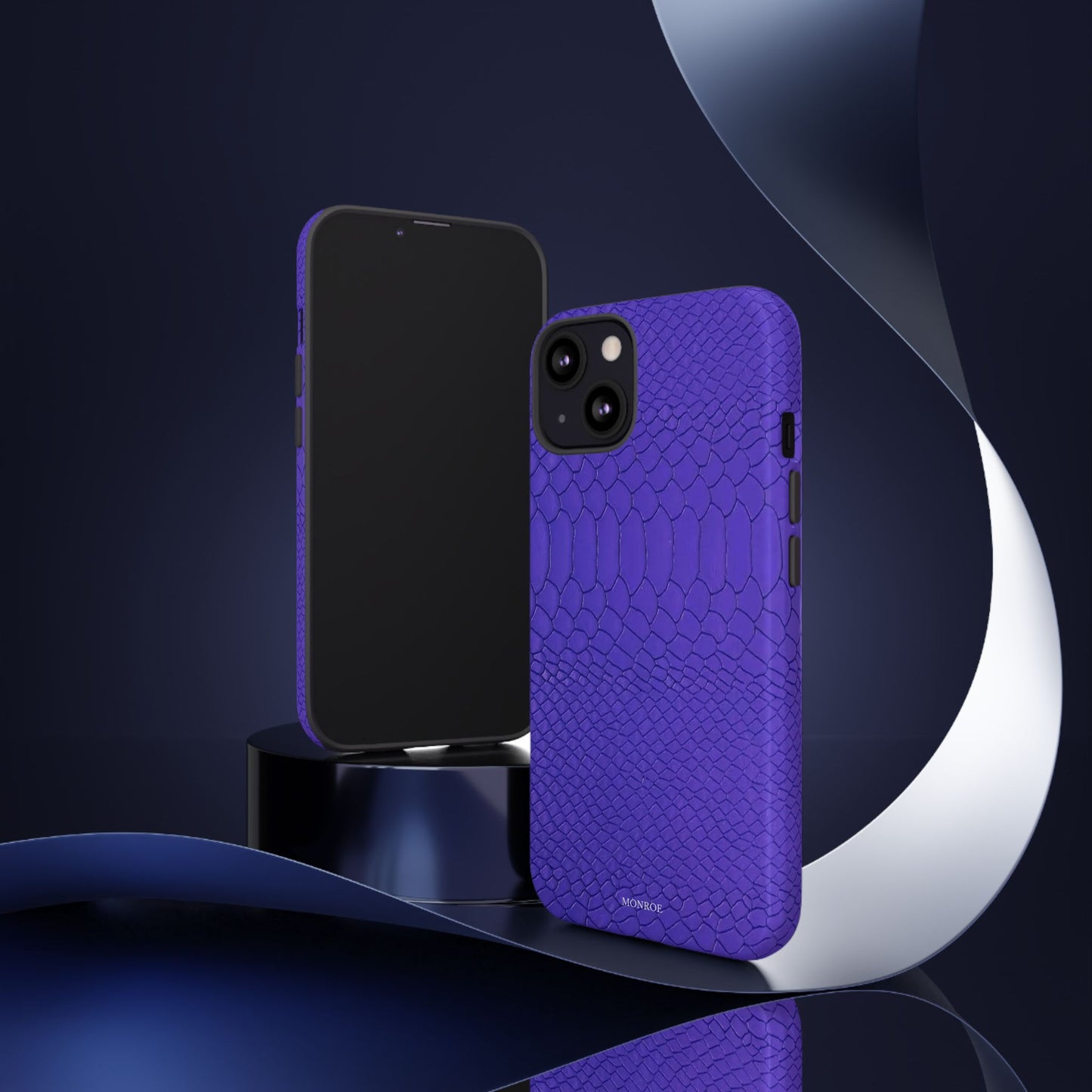 Dark Purple Snake Tough Case