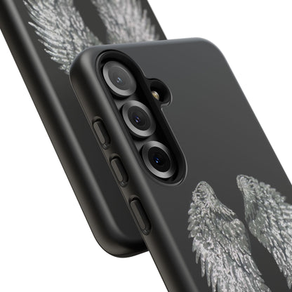 Silver Wings Black Tough Case