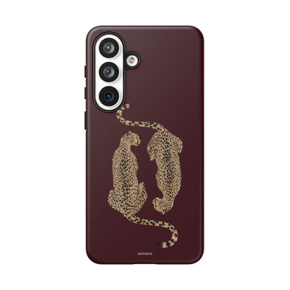 Burgundy Cheetah Tough Case