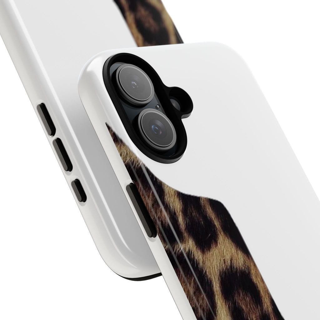 Half Cheetah Print Phone Case