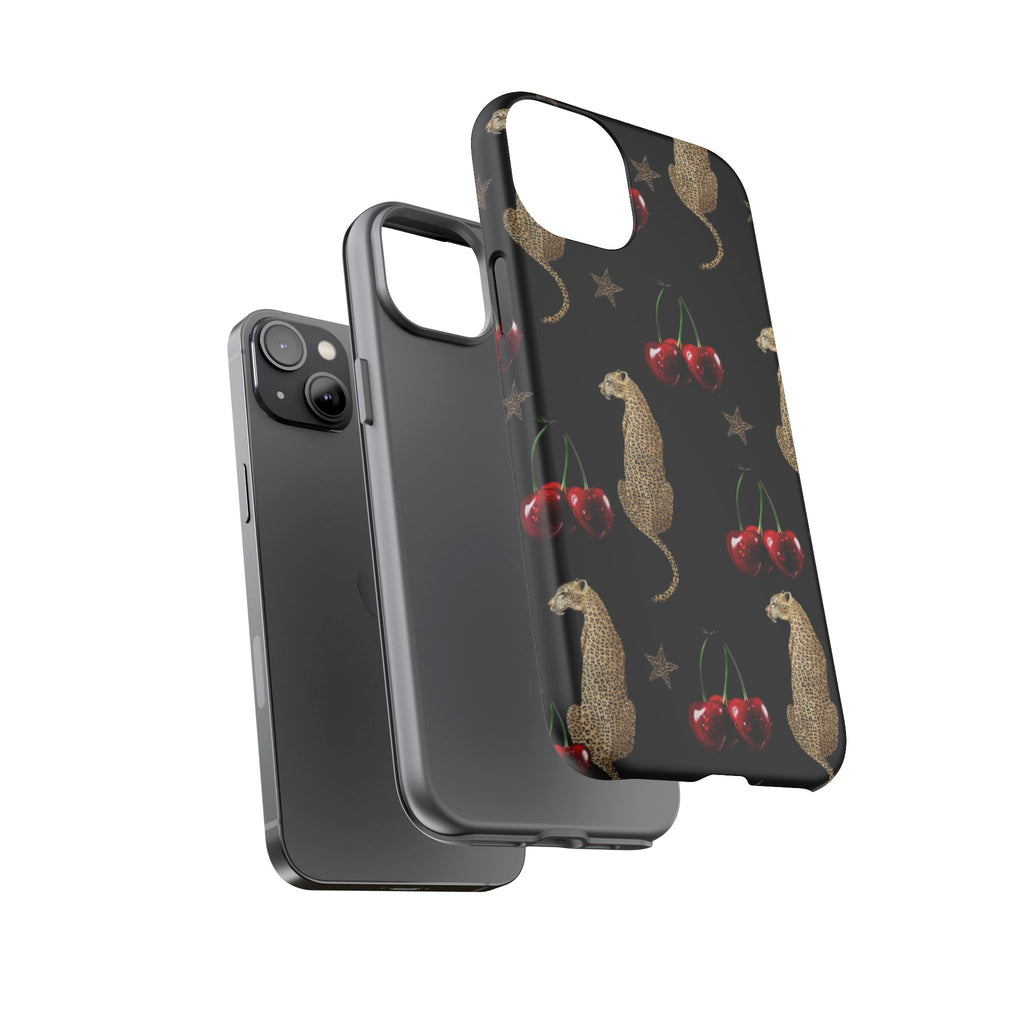 Leopards & Cherries Phone Case