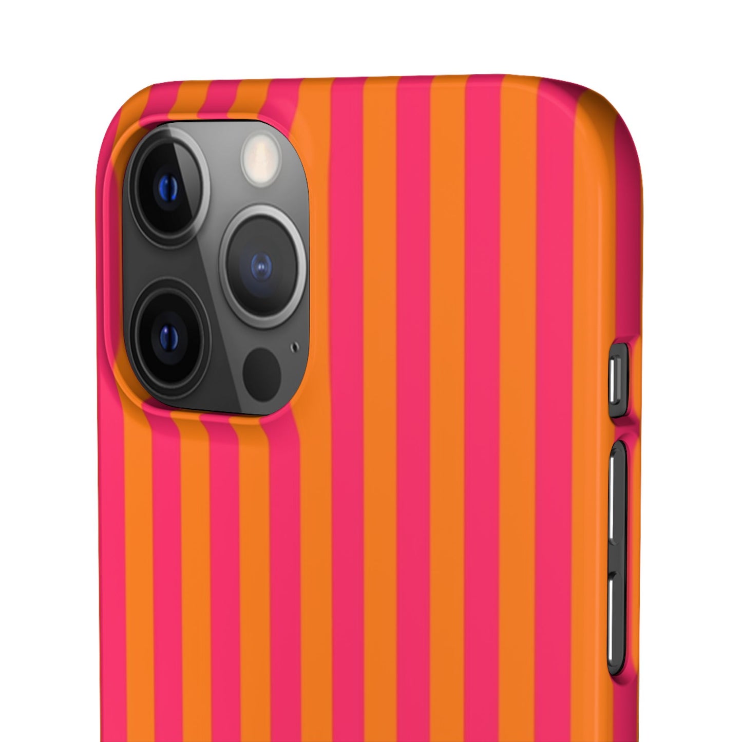 Striped Orange & Pink Case