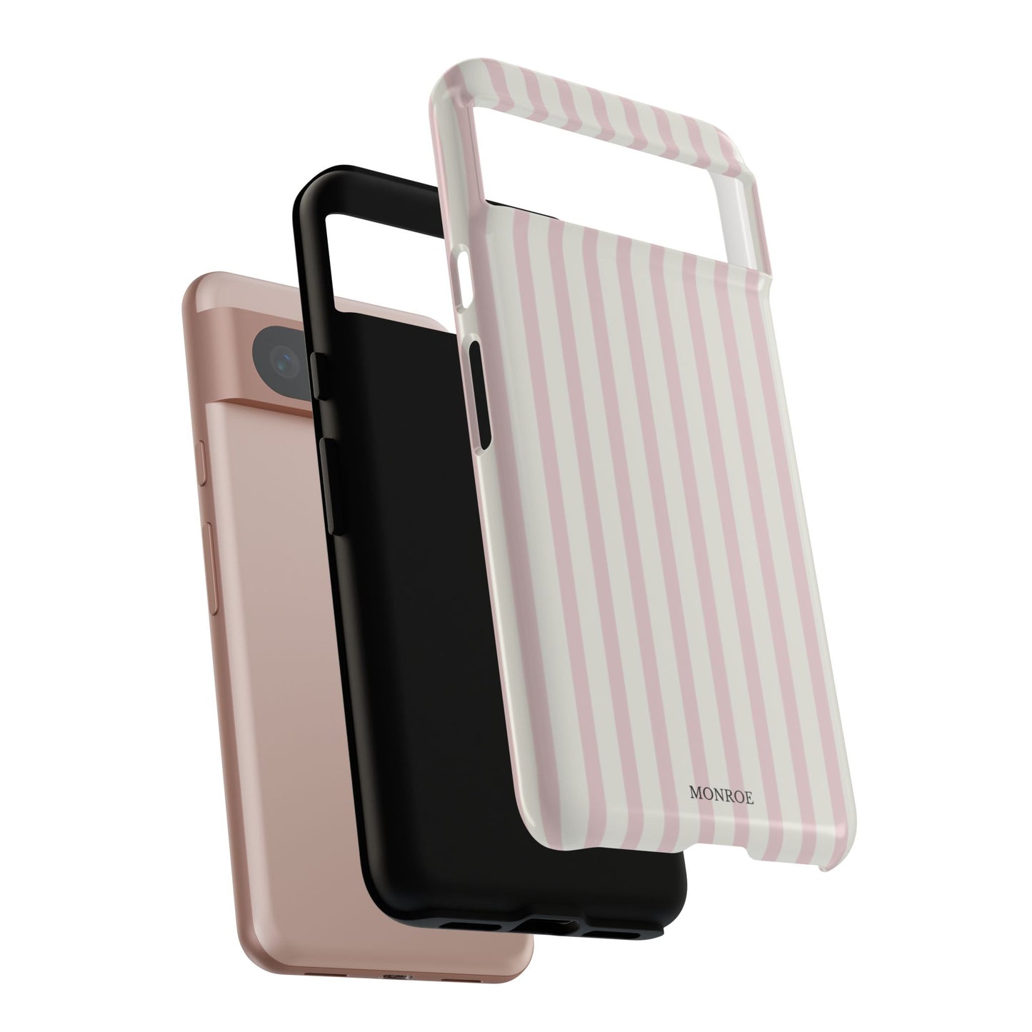 Light Pink Stripe Tough Phone Case