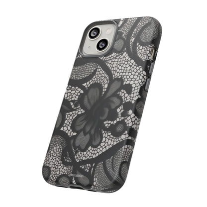Black Floral Vintage Case