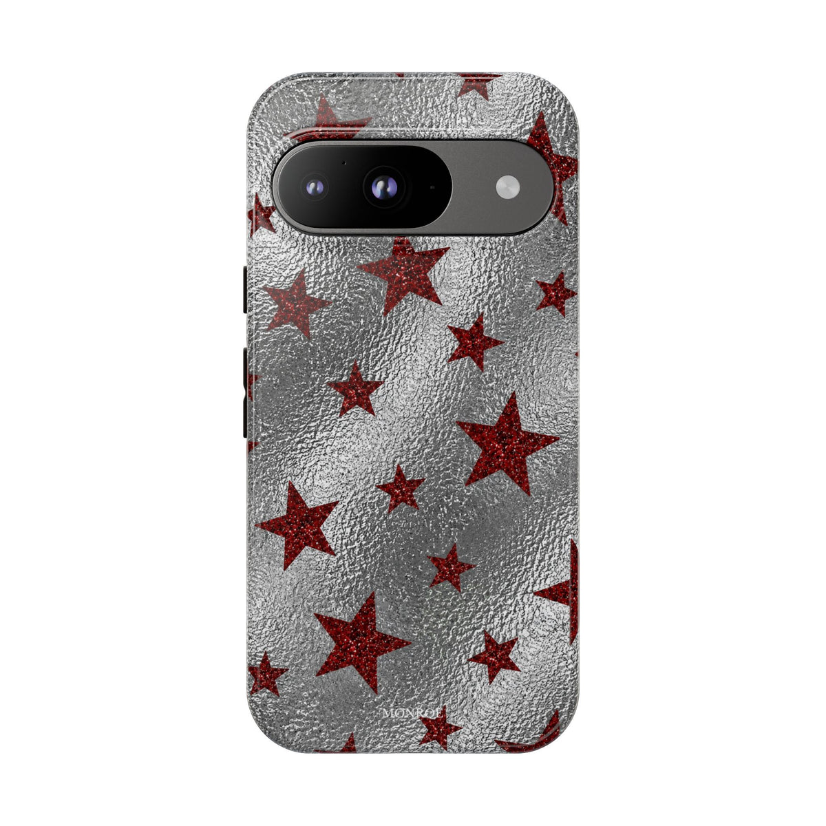 Silver Red Starry Tough Case