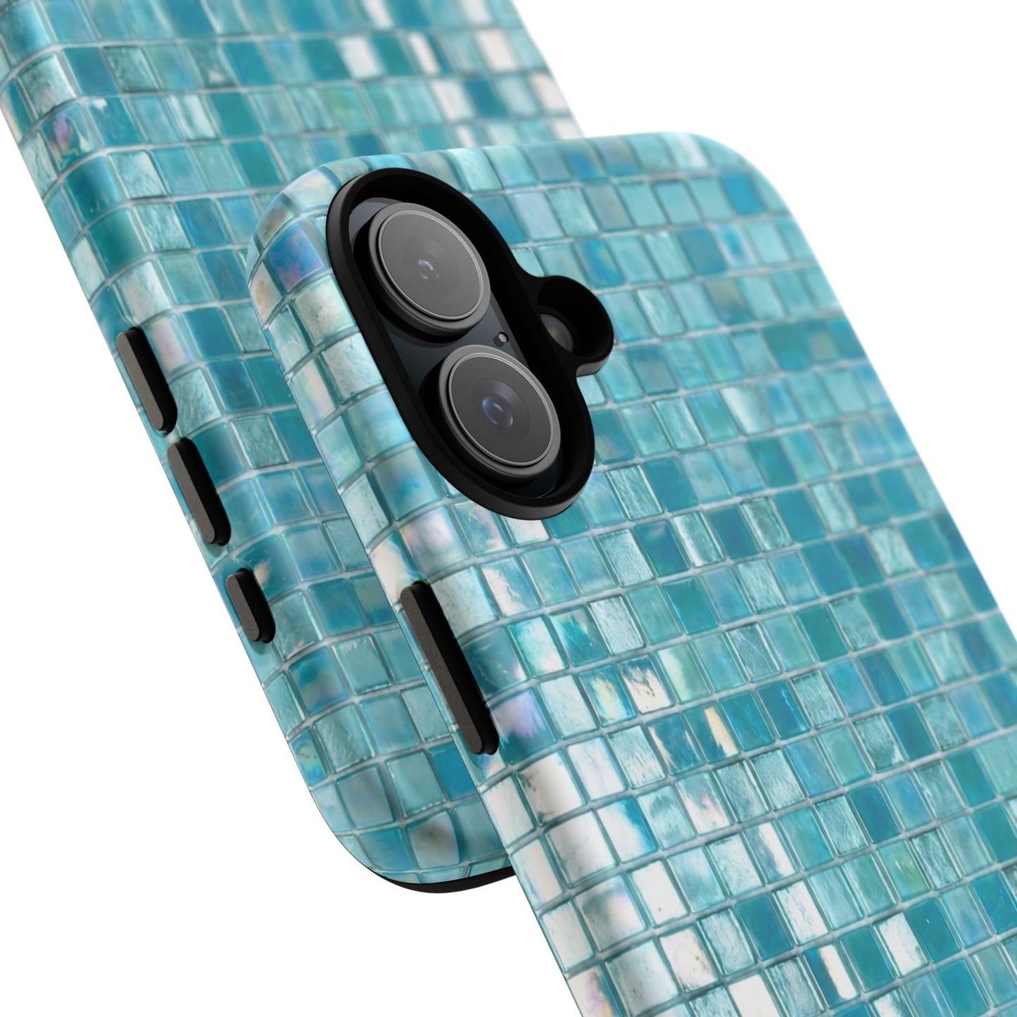 Hot Blue Mosaic Tile Tough Case