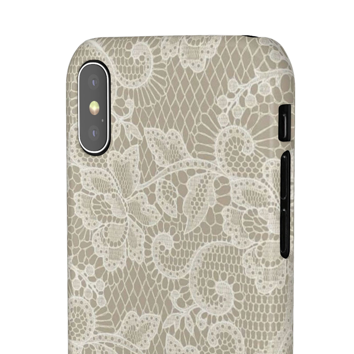 Vintage Beige Lace Case