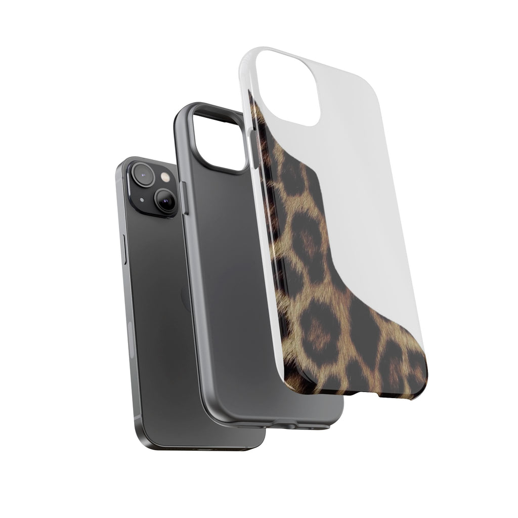 Half Cheetah Print Phone Case