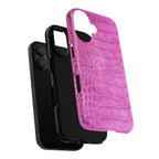 Purple Croc Phone Case