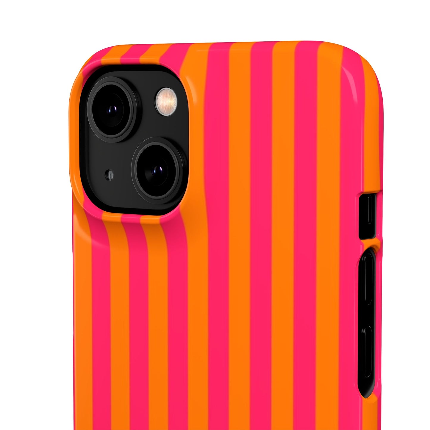 Striped Orange & Pink Case