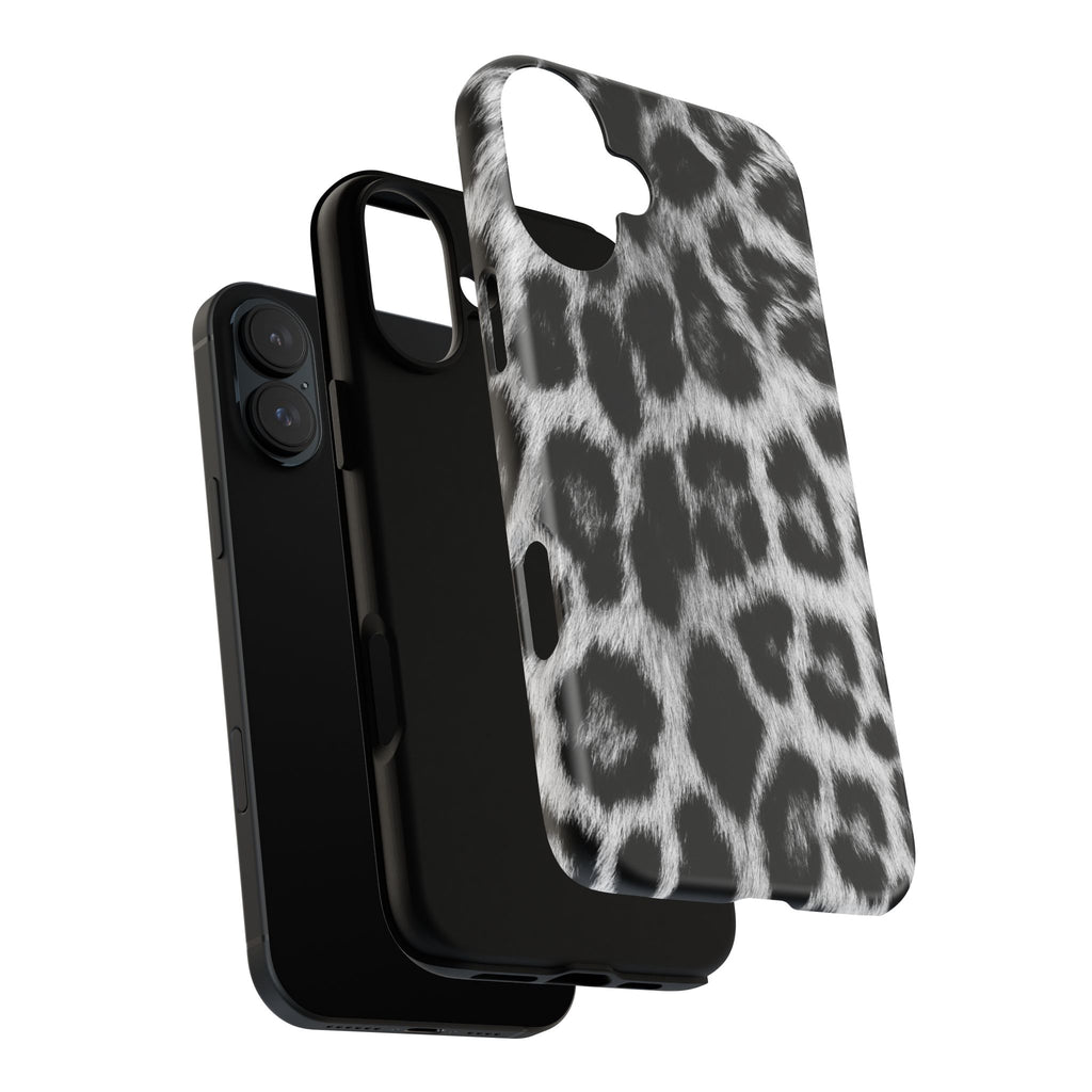B&W Leopard Phone Case