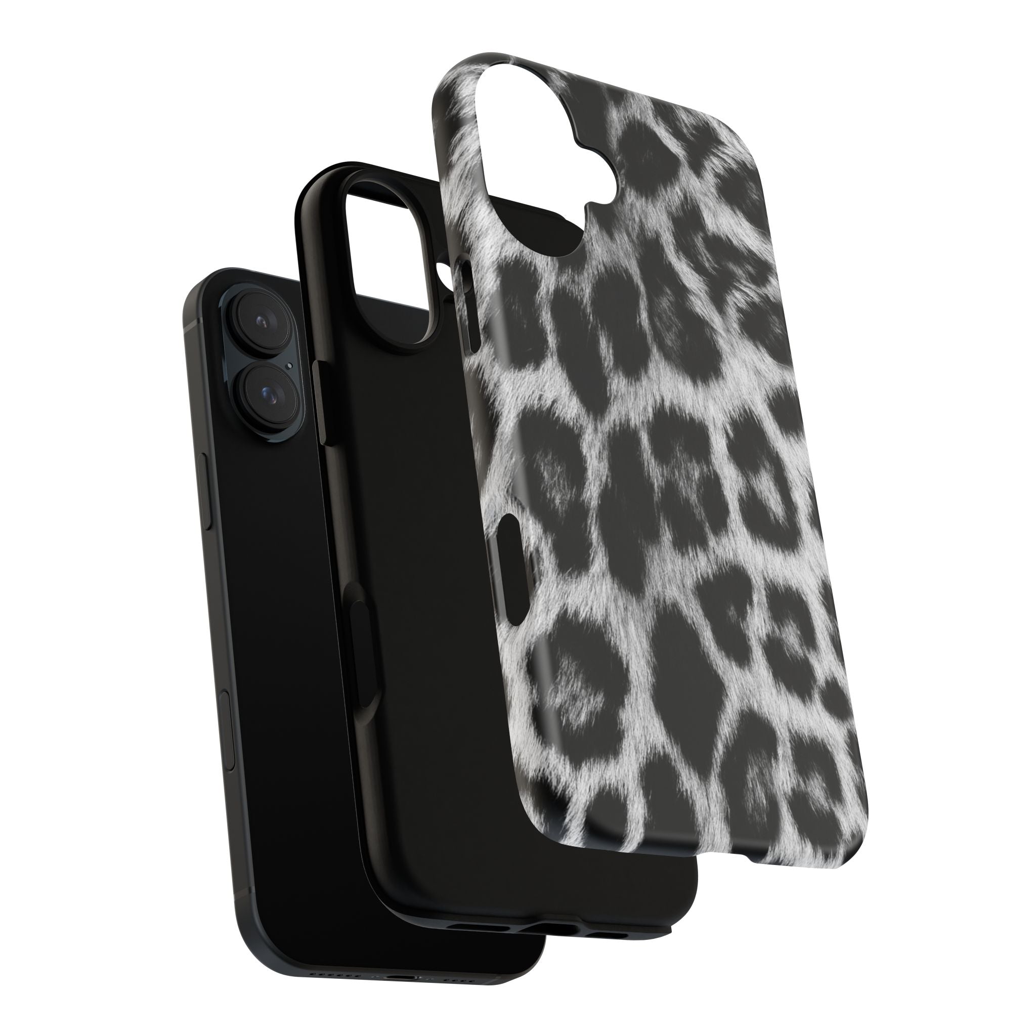 B&W Leopard Phone Case