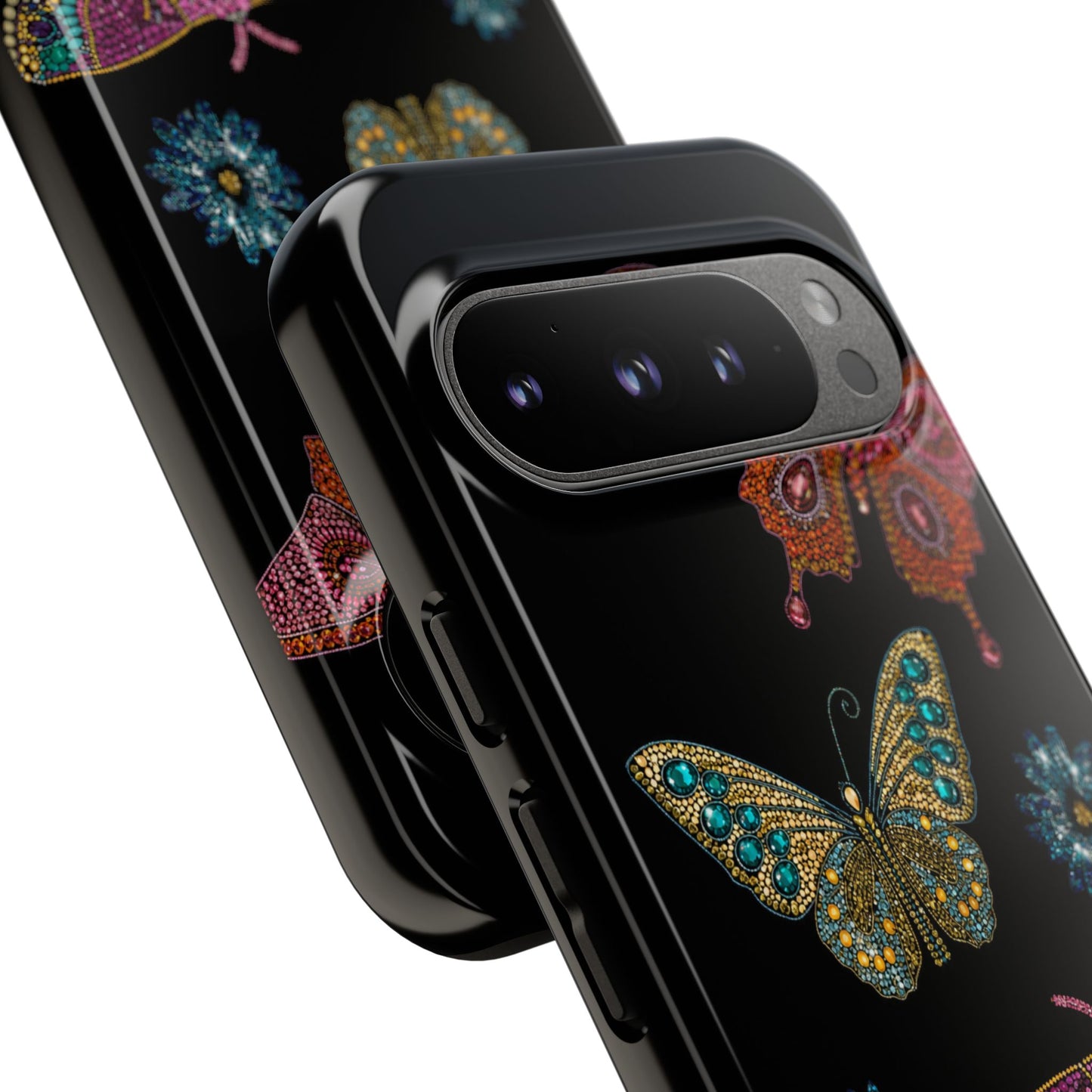 Butterfly Beaded Tough Case