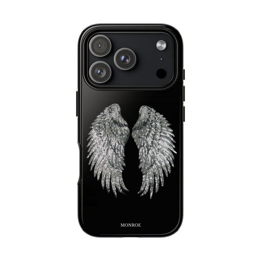 Silver Wings Black Tough Case