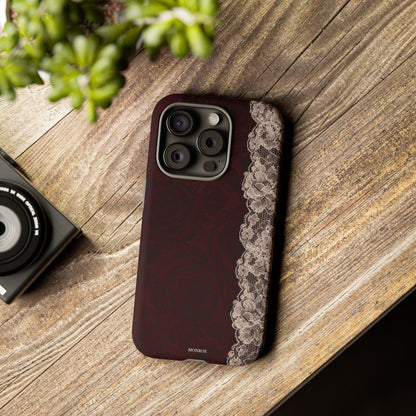 Burgundy Rose Tough Case