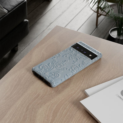 Blue Vintage Pattern Tough Case